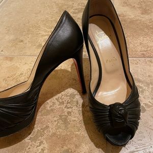 Christian Loubiton black heels